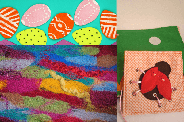 Como Criar Quadros de Feltro para Decoração Infantil
